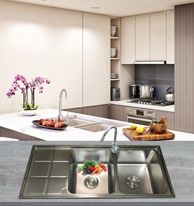 Chậu rửa inox cao cấp LK10044B