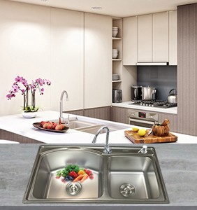 Chậu rửa inox cao cấp Lk8445R Chậu rửa inox cao cấp Lk8445R